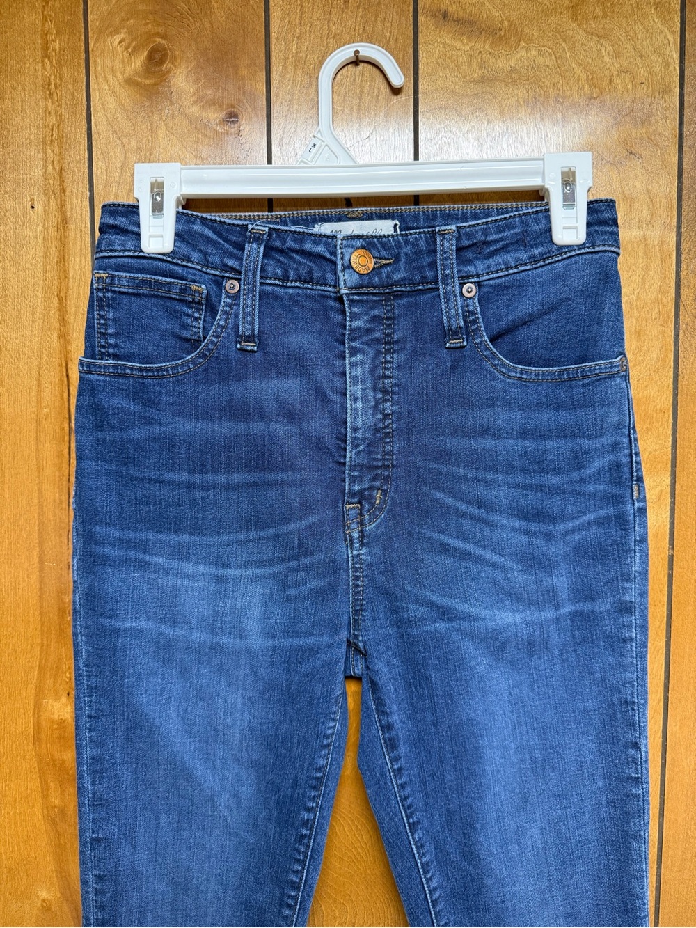 MADEWELL: Curvy High Rise Skinny Jeans Size 27 - Picture 3 of 3